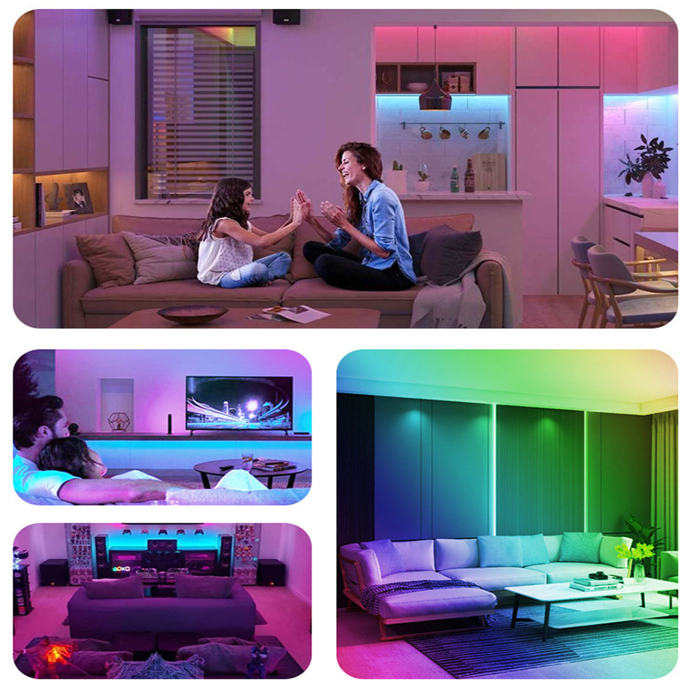 Bluetooth Ceiling Lamp Intelligent RGB Colorful Music - FLIPSTYLEZLLC