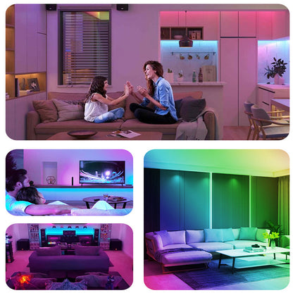Bluetooth Ceiling Lamp Intelligent RGB Colorful Music - FLIPSTYLEZLLC