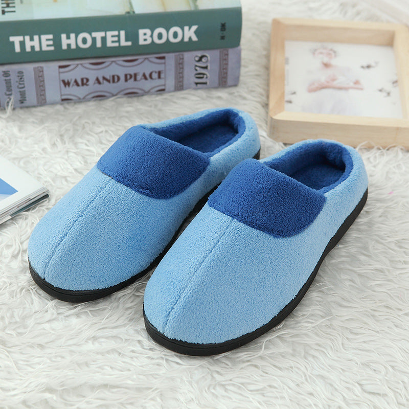 Men's Slippers Winter Non-slip Indoor Shoe Cover Slippers Waterproof Table Can Wear Home Shoes