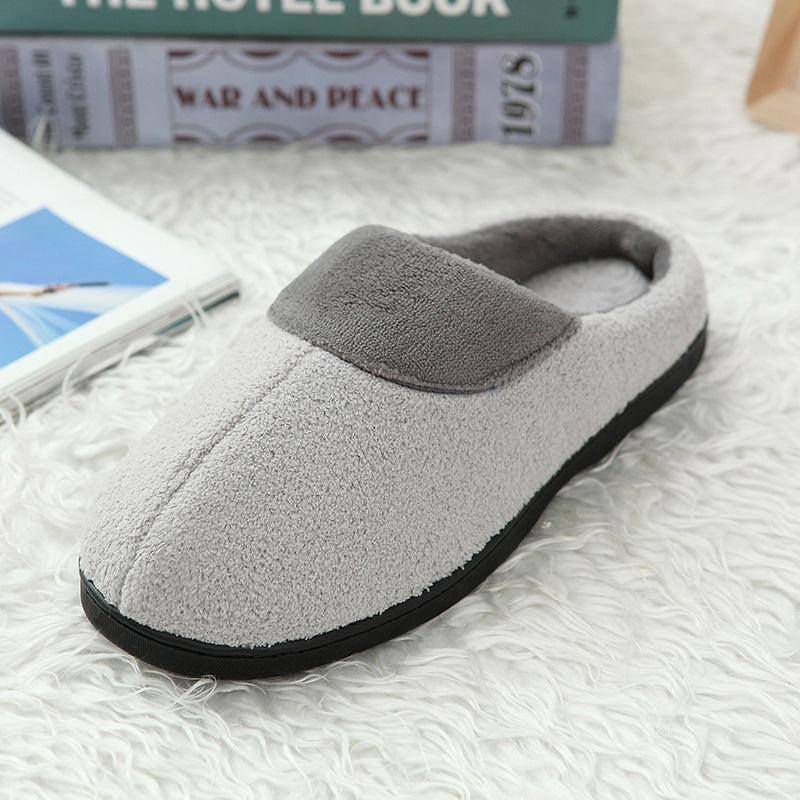 Men's Slippers Winter Non-slip Indoor Shoe Cover Slippers Waterproof Table Can Wear Home Shoes