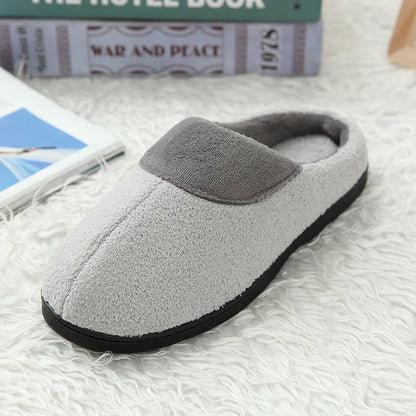 Men's Slippers Winter Non-slip Indoor Shoe Cover Slippers Waterproof Table Can Wear Home Shoes