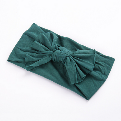 Nylon stockings fashion wide hair band handmade bow headband