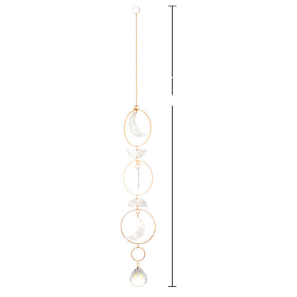 Fashion Garden Crystal Hanging Star Moon
