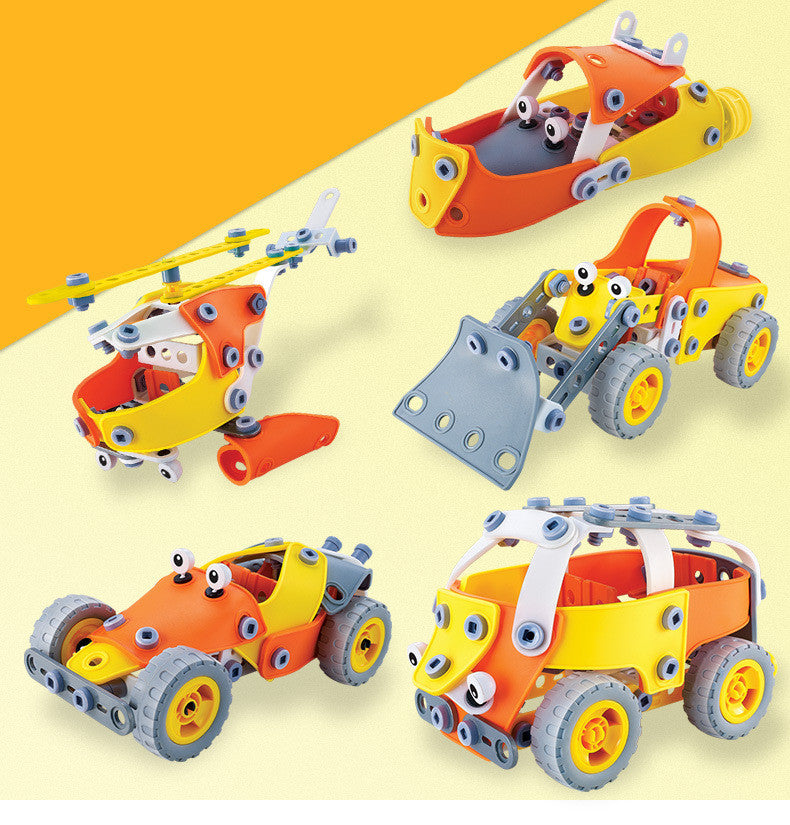 DIY Disassembly And Assembly Of Screws And Soft Building Blocks