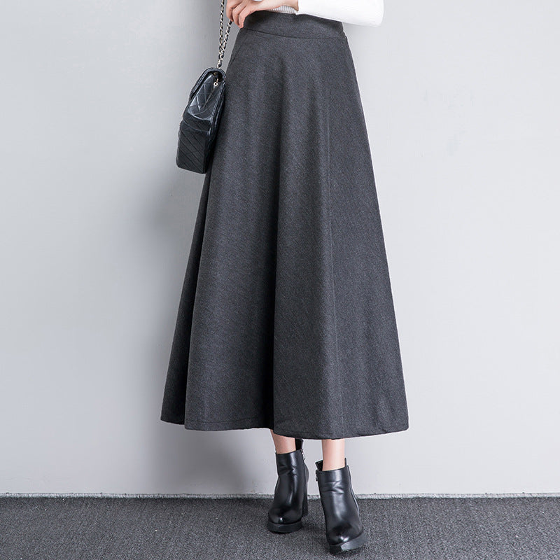 High-waist Long Plus-size Women's Dress