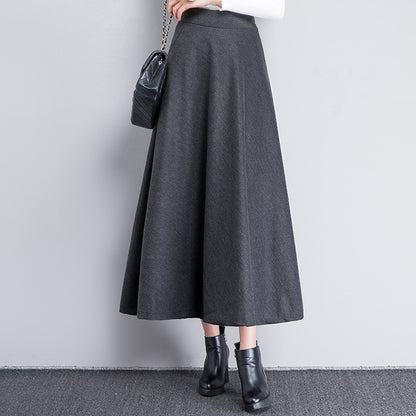 High-waist Long Plus-size Women's Dress