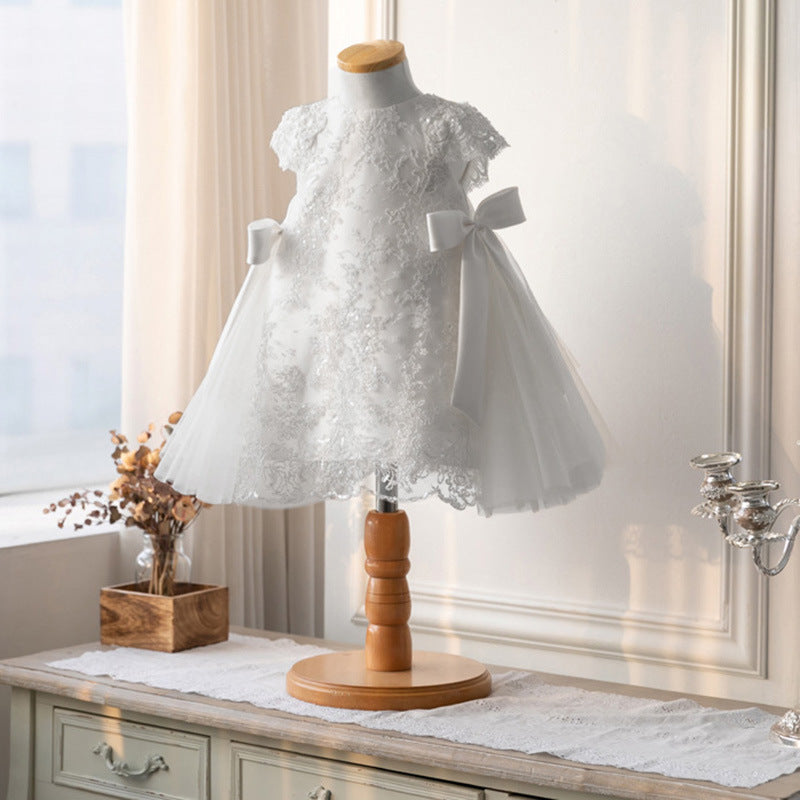 Children's Lace Performance Cotton Dress