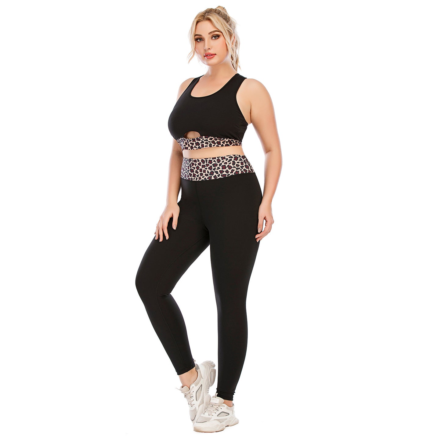 Workout Suits Plus Size Yoga Wear Tight-fitting Barbie Pants Sports Bra