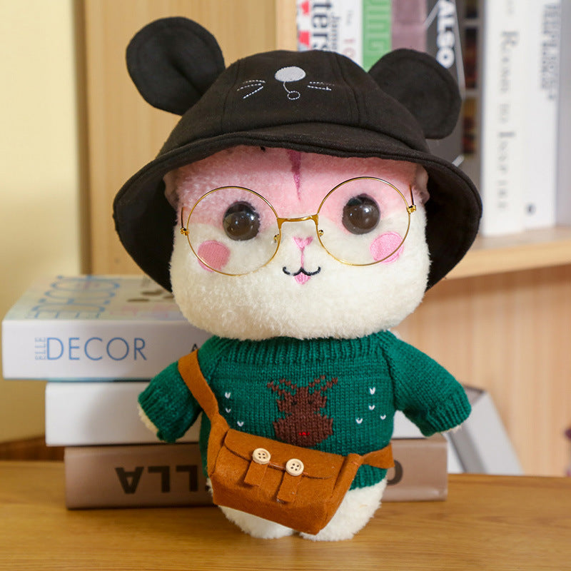 Cute net red hamster doll