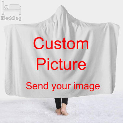 Portable 3D Printed Hooded Blanket To Keep Warm For Adults And Children