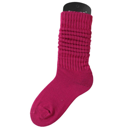 Lazy Bunching Socks European And American Extra Thick Fluffy Loop