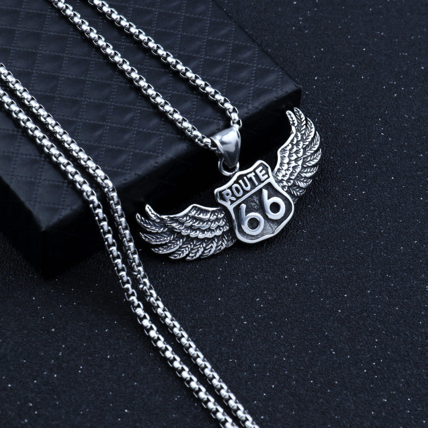 Chain 66 road necklace