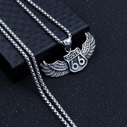 Chain 66 road necklace
