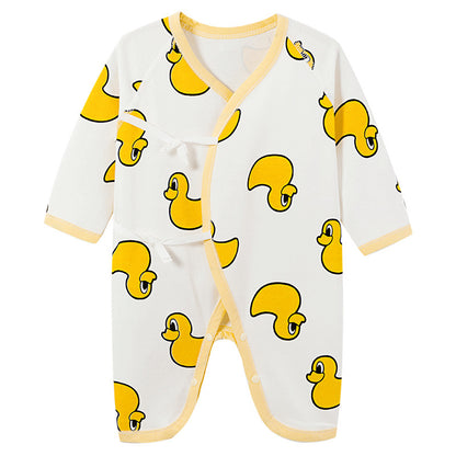 Newborn One-Piece Garment Spring Cotton-Padded Clothes Class A Clothing Bag Fart Suit