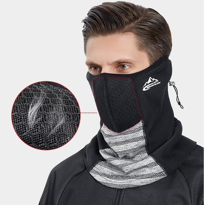 Plus velvet heat gathering cycling mask face towel