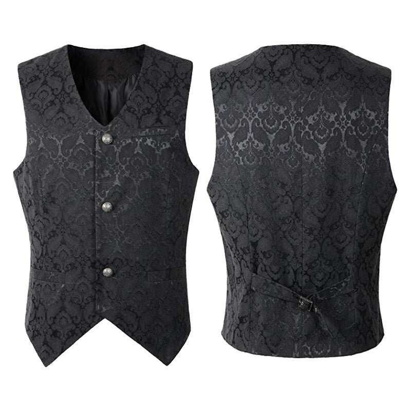 Medieval clothing retro men's short vest