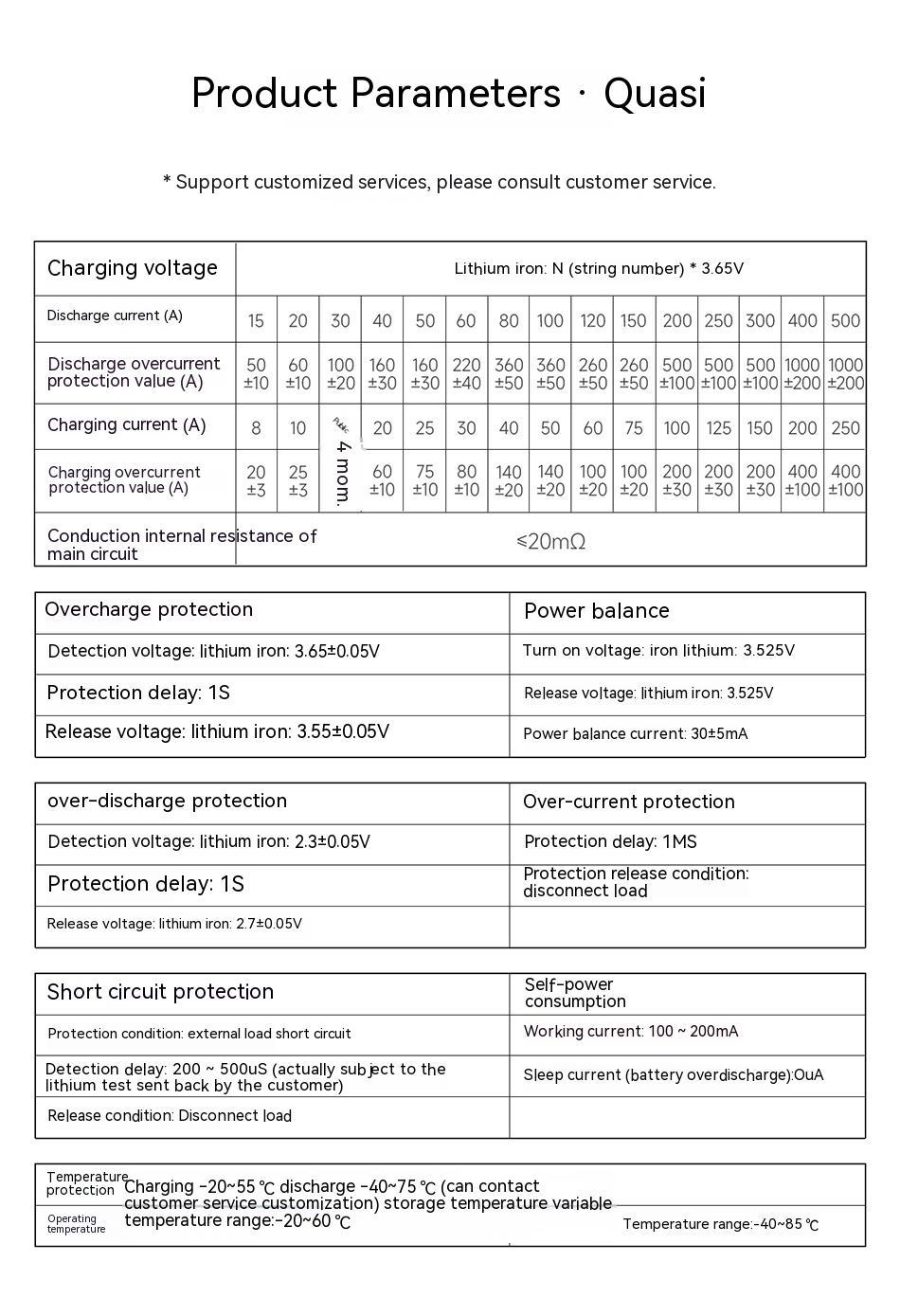Dali Lithium Iron Phosphate Battery Battery Protection Board