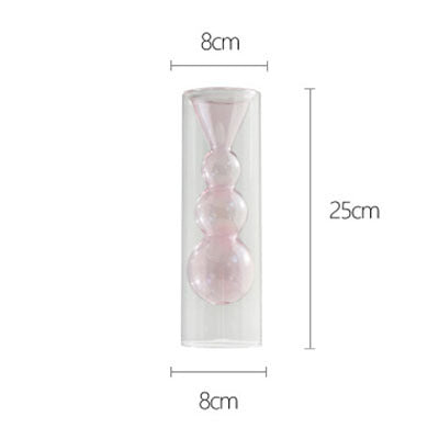 Test Tube Transparent Glass Vase Flower Arranging Device