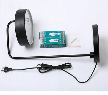 Nordic Simple Hardware Black Decorative Table Lamp