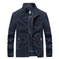 New Men's Casual Jacket Plus Size Stand Collar