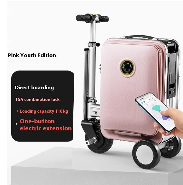 New Riding leisure travel suitcase Electric Luggage Scooter