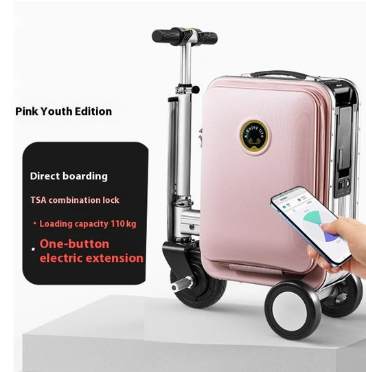 New Riding leisure travel suitcase Electric Luggage Scooter