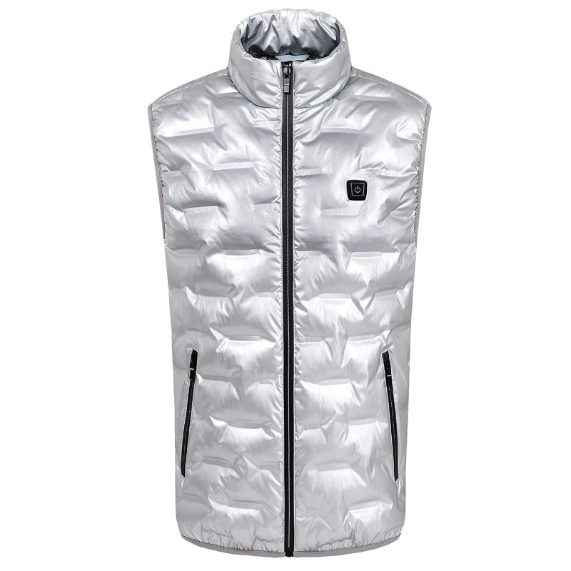 Rechargeable vest sleeveless jacket