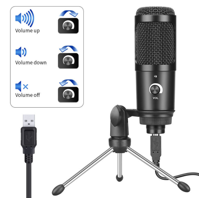 USB Microphone for laptop and Computers for Recording