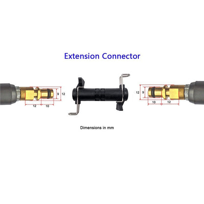 High pressure tube extension coupling