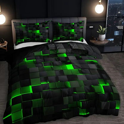 Abstract Grid Series Quilt Cover Digital Printing Bedding