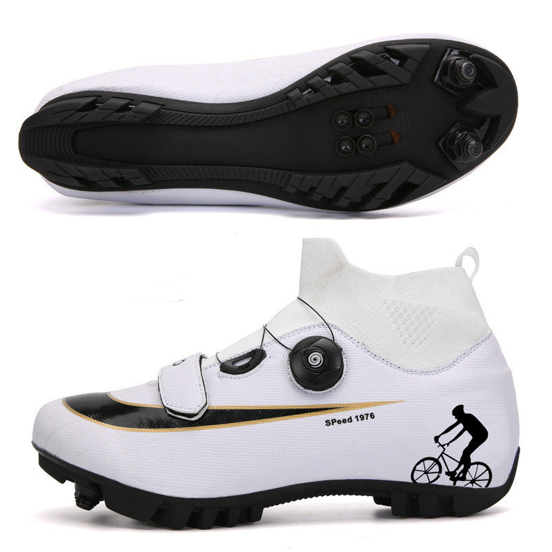 Outdoor Mountain Lock Cycling Shoes Men's Bicycle Power Shoes
