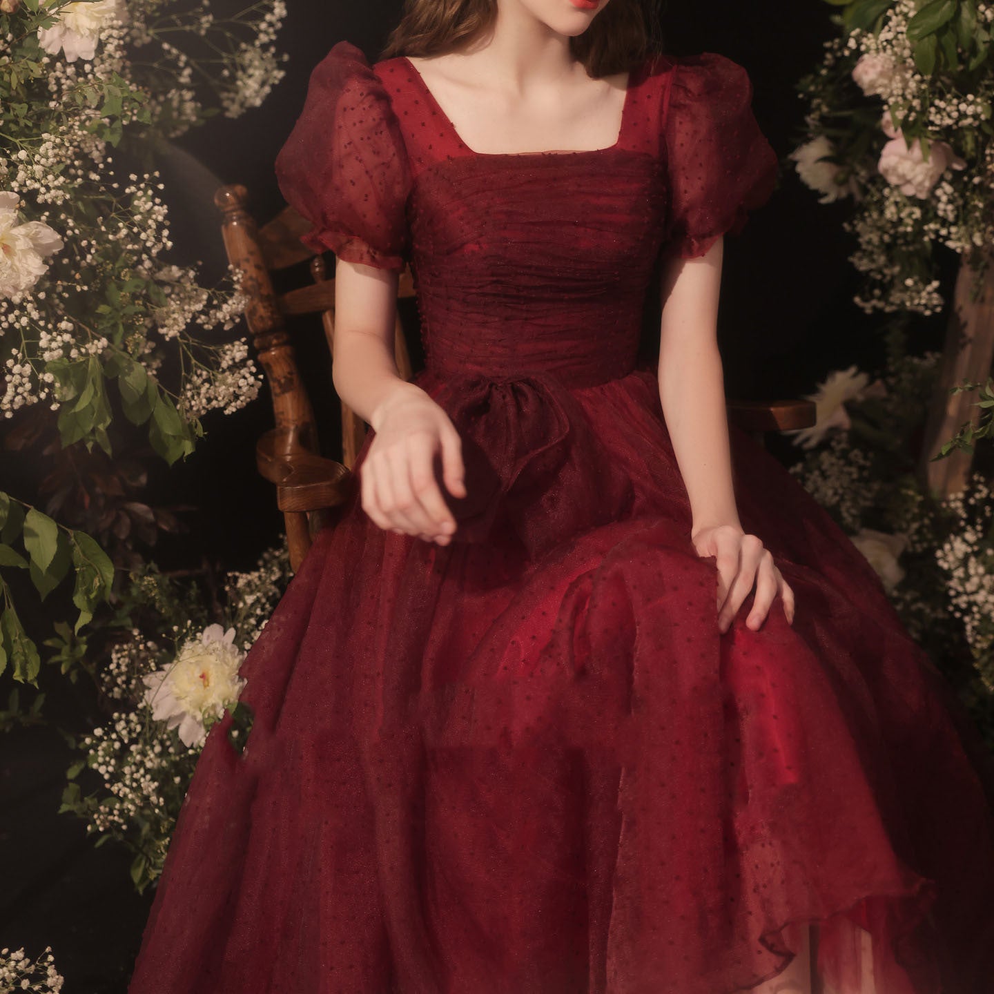 Ladies Annual Meeting Small Dress Red Bride Wedding