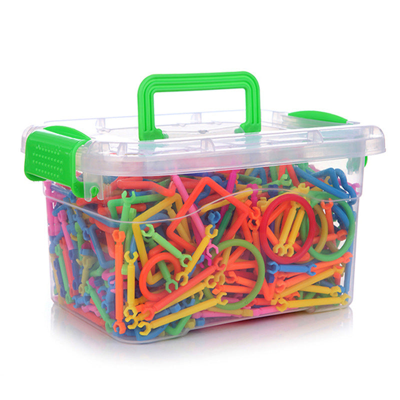 Children's Plastic Assembling Intelligence Stick