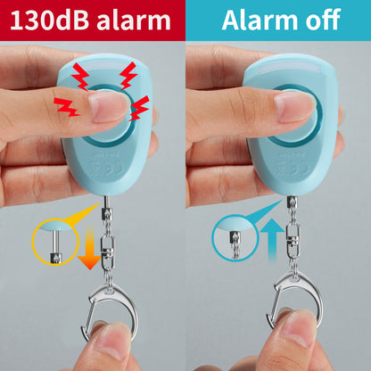 Rechargeable Personal Alarm With Light