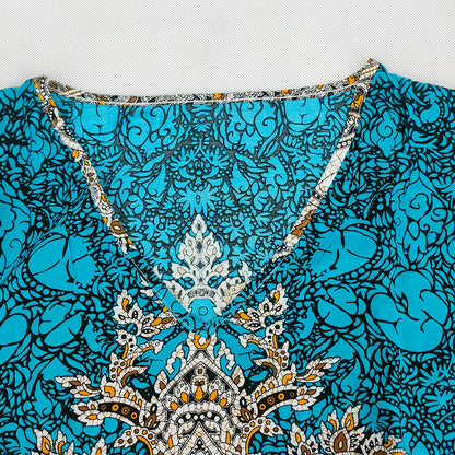 Women's Middle East Plus Size Loose Robe Seaside Resort Dress