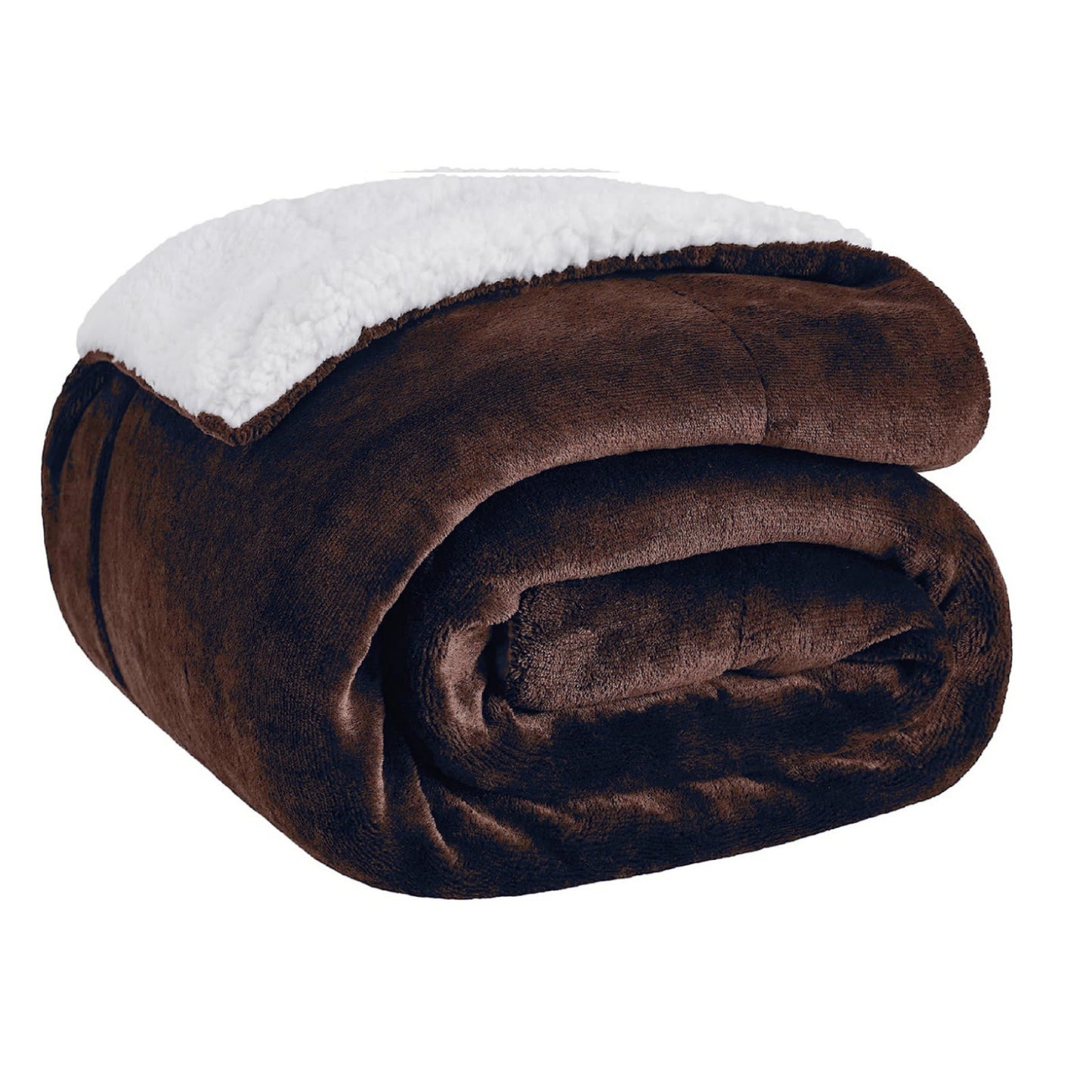 Lamb Fleece Blanket For Bed - Thick And Warm Blanket For Winter, Soft Fuzzy Plush King Blanket For All Seasons