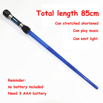 Retractable laser sword