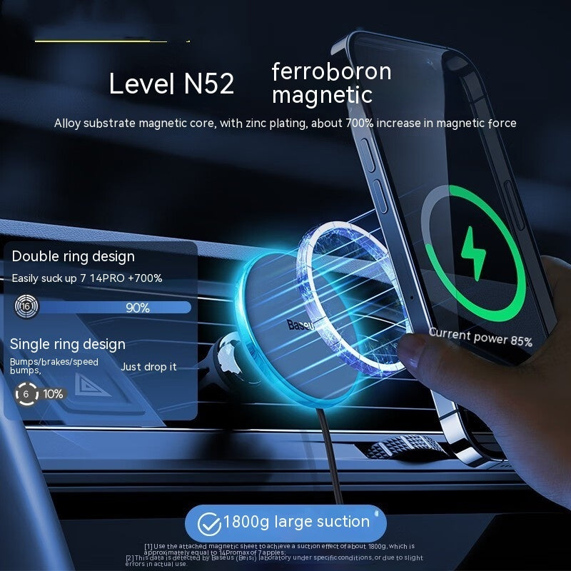 On-board Bracket Outlet Controllable Magnetic Suction