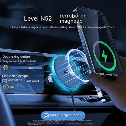 On-board Bracket Outlet Controllable Magnetic Suction