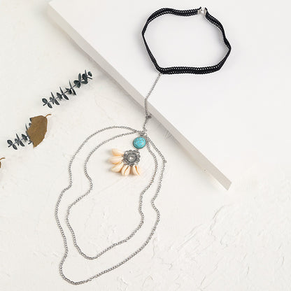 Metal Beaded Chain Thigh Chain For Women Big Snake Jewelry