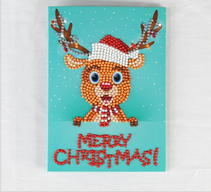 Creative Christmas Card Christmas Card  Diamond Painting  Greeting Card