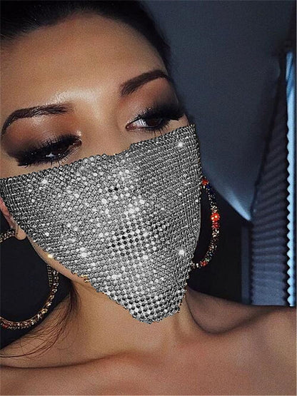 Explosive metal flash jewelry mask - FLIPSTYLEZLLC