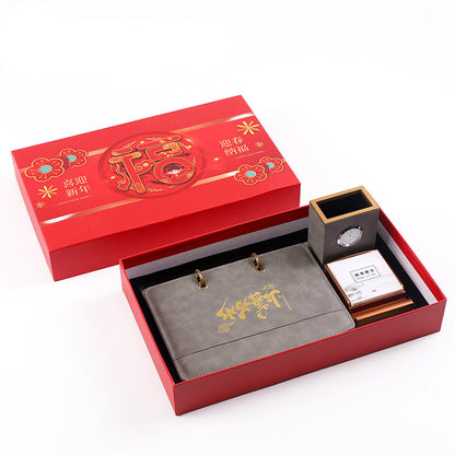 Rabbit Year Calendar Wooden Table