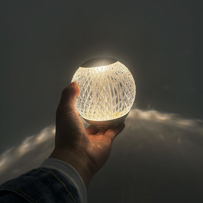 Modern Simple And Creative Crystal Spherical Table Lamp Acrylic Led Charging