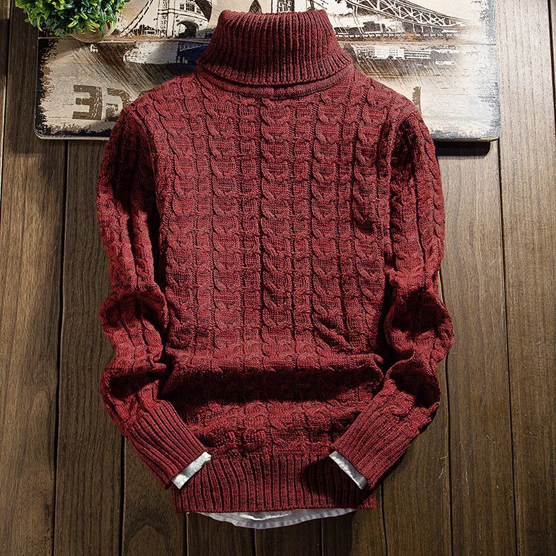 Autumn and winter turtleneck sweater