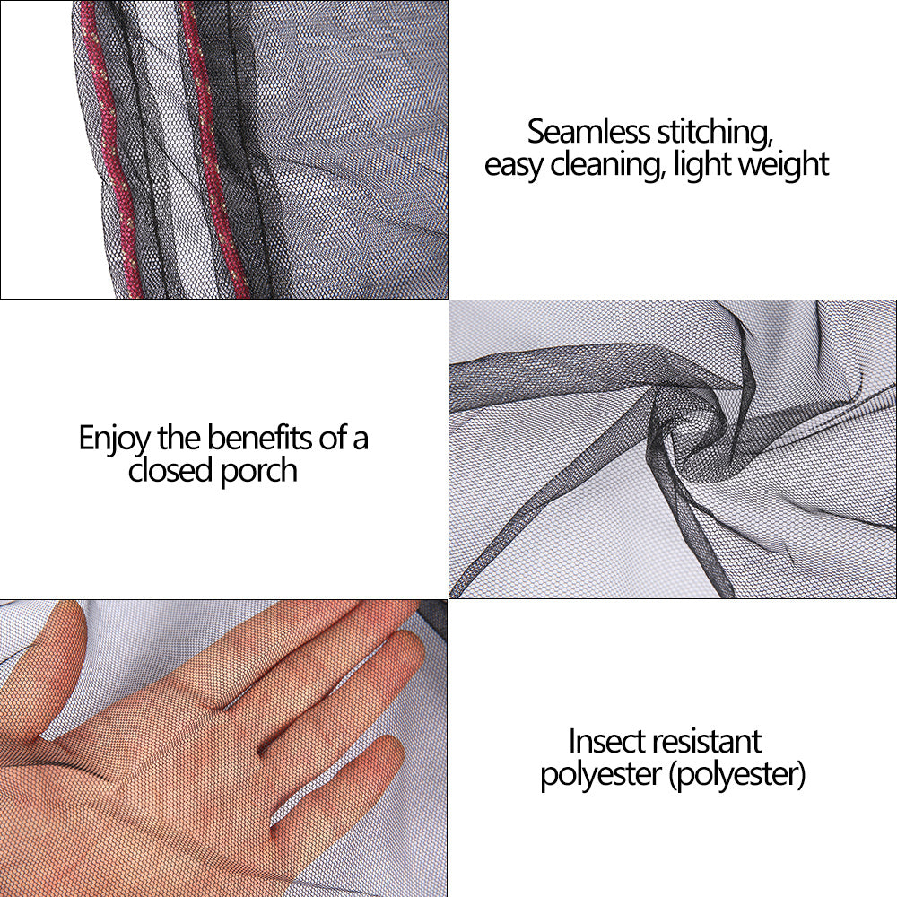 Outdoor umbrella net cover