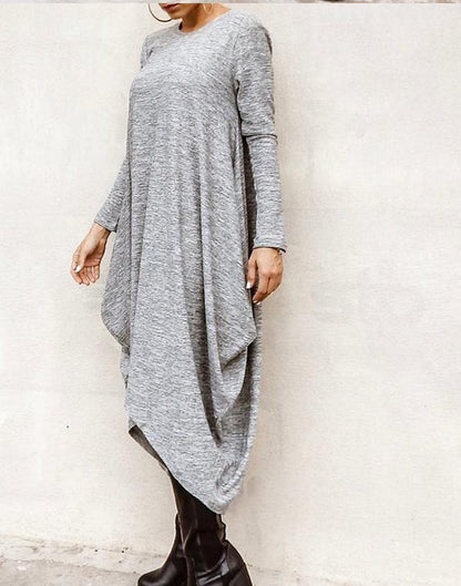 Women's Irregular Loose Plus Size Dress