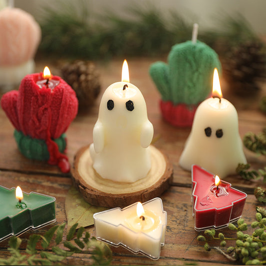 Creative Halloween Ghost Shape Aromatherapy Candle Gift Box
