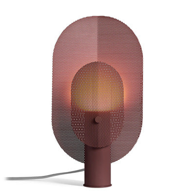 Simple Grid Wrought Iron Creative Living Room Table Lamp