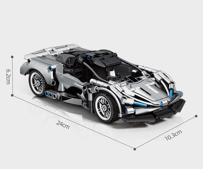 High Difficulty Racing Roadster Compatible With  Power Mechanical Building Blocks